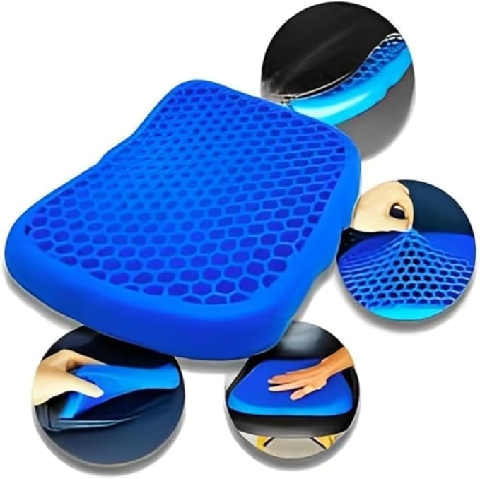 Almofada OrtoGel Pro – Suporte Ergonômico com Duplo Gel Refrescante