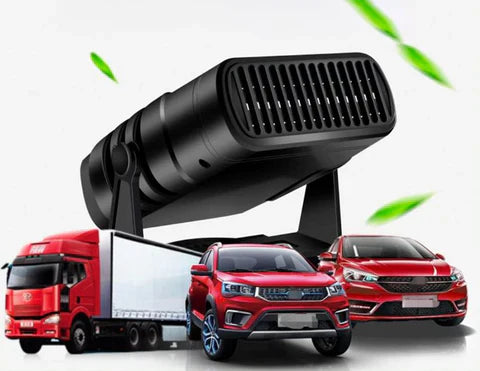 ClimaCar 2 em 1 – Ventilador e Aquecedor Portátil para Carro