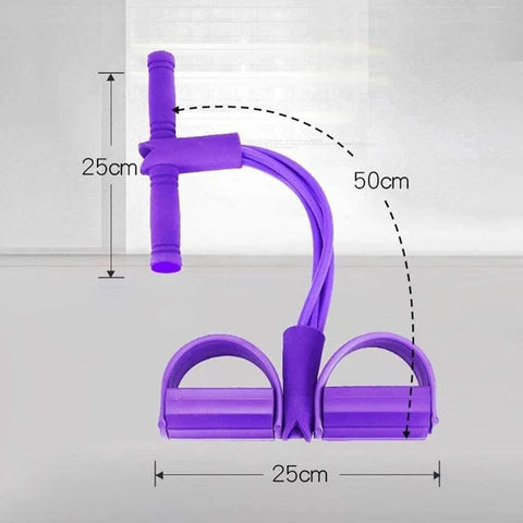 Elástico de Treino Caseiro FitFlex – Mobilidade e Equilíbrio