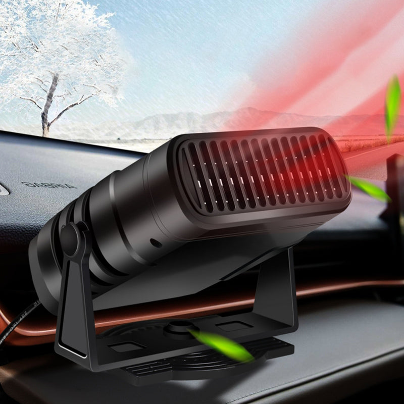 ClimaCar 2 em 1 – Ventilador e Aquecedor Portátil para Carro