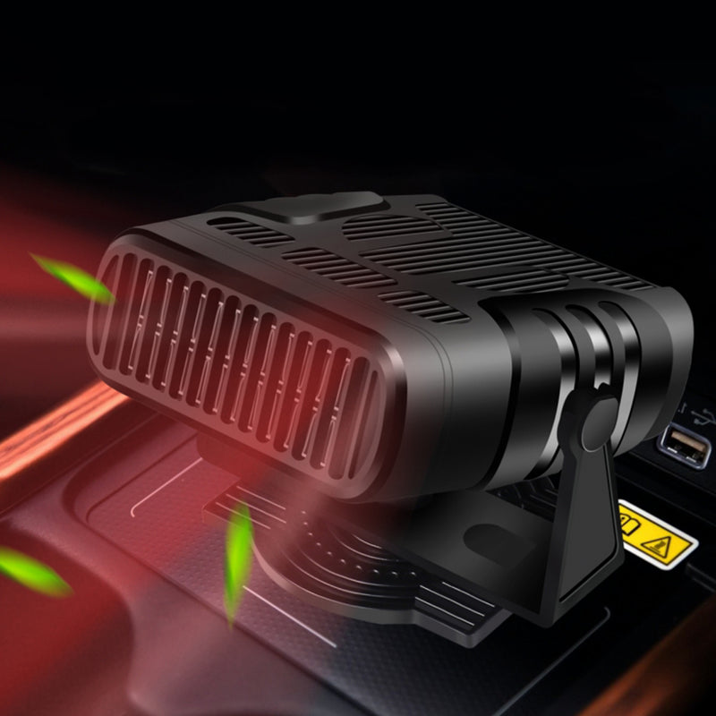 ClimaCar 2 em 1 – Ventilador e Aquecedor Portátil para Carro