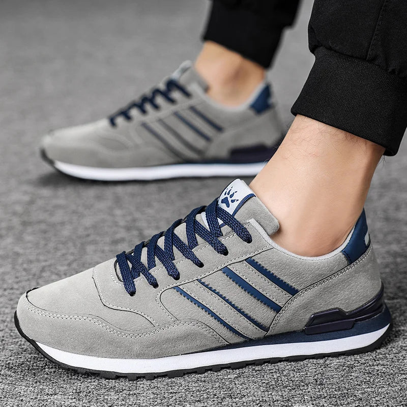 UrbanWhite – Tênis Masculino Casual em Couro Branco