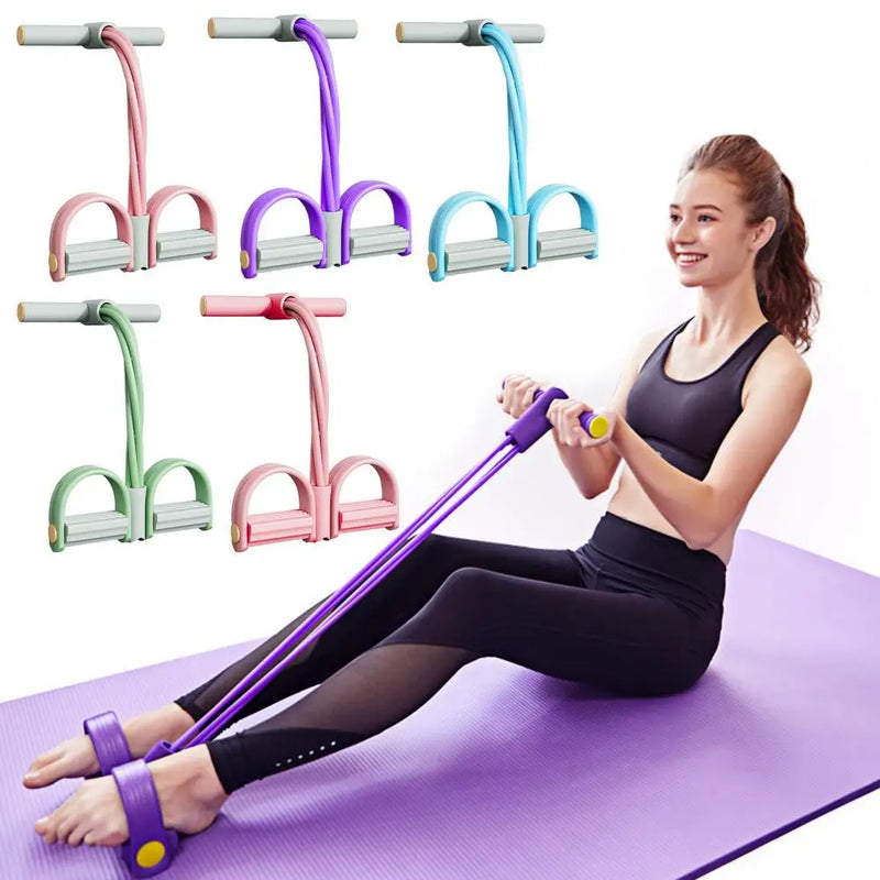 Elástico de Treino Caseiro FitFlex – Mobilidade e Equilíbrio