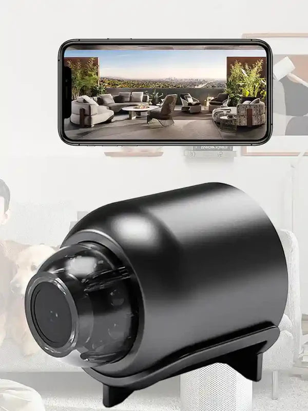 SpyCam 4K Pro – Mini Câmera Ultra HD com Visão Noturna